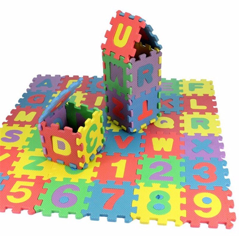  ̴Ͽ  ǰ ĺ    ε巯 Ʈ 3d    峭 36 /children mini EVA Foam Alphabet Letters Numbers Floor Soft Baby Mat 3d puzzle Kids Educat